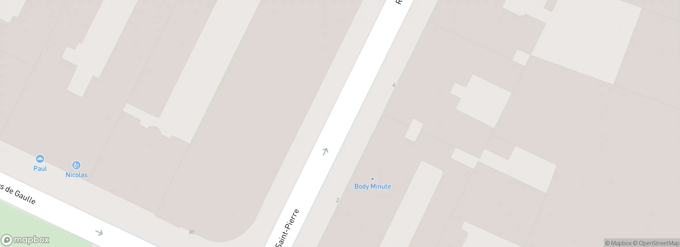 carte du 88 avenue Charles de Gaulle, 92200 Neuilly-sur-Seine
